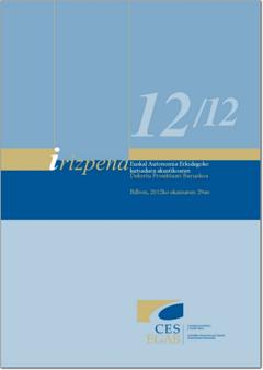 12/12 Irizpena, Euskal Autonomia Erkidegoko kutsadura akustikoaren Dekretu Proiektuari buruzkoa.